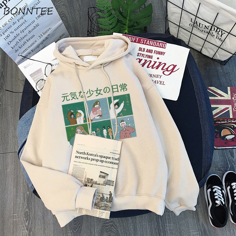 Korean Streewear Oversize Hoodie for Women