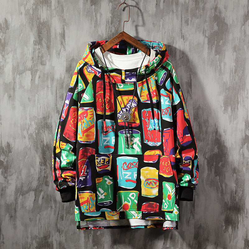 Multicolor Men Hoodies