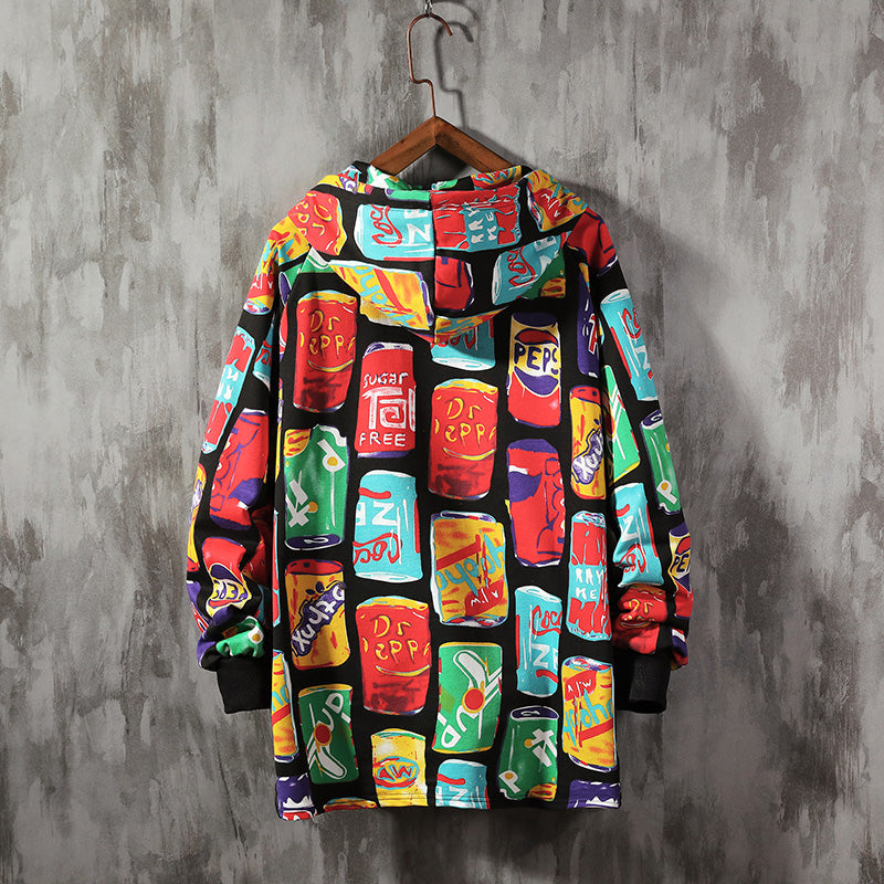 Multicolor Men Hoodies